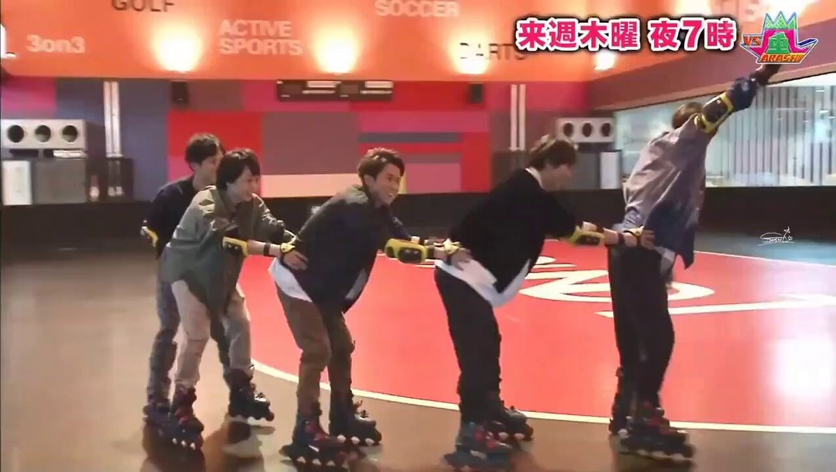 Arashi rollerblading finale