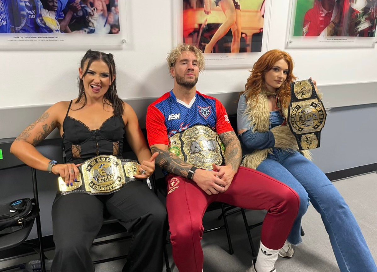 Will Ospreay The Brawling Birds champions Will Ospreay The Brawling Birds champions