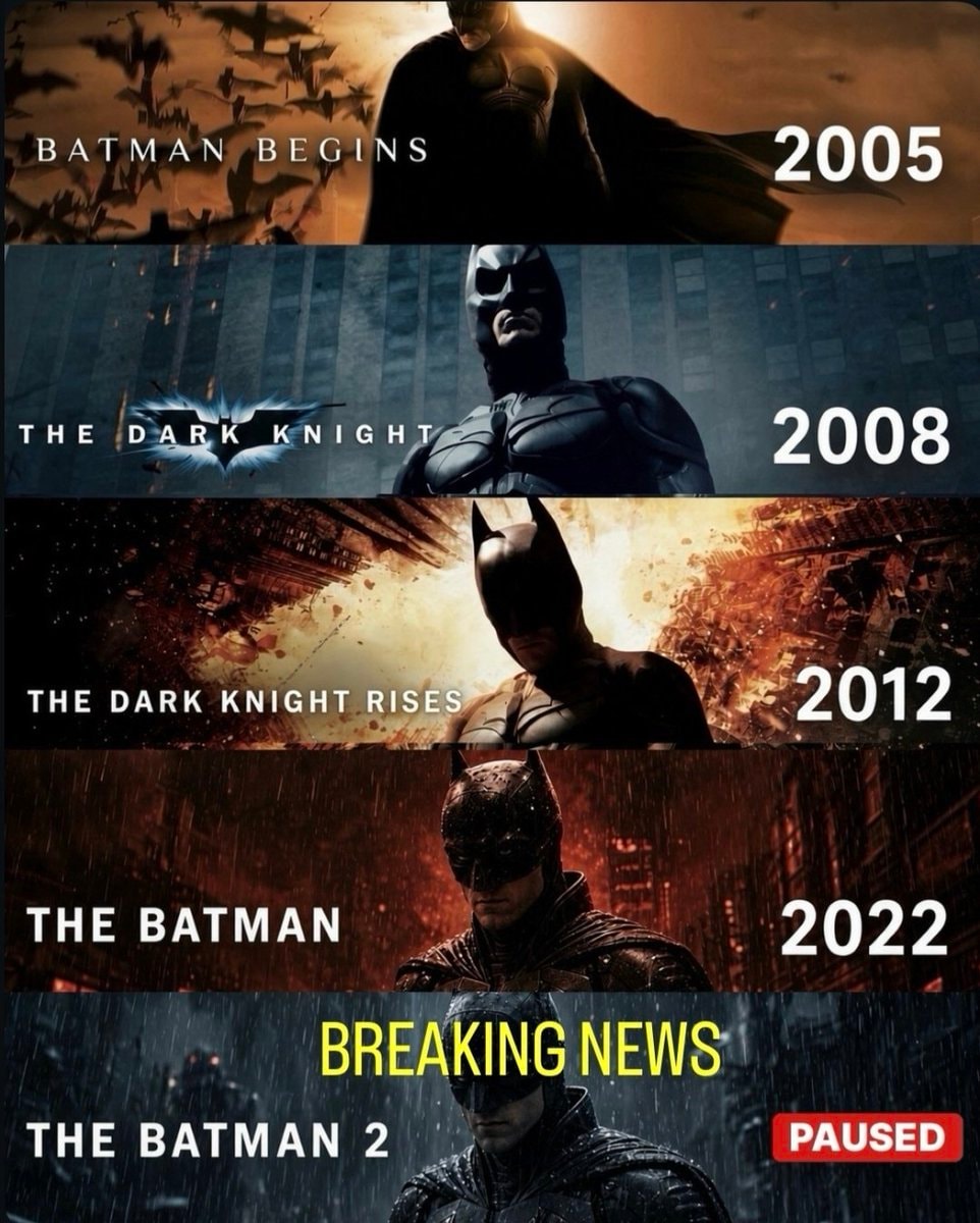 Batman franchise movie posters
