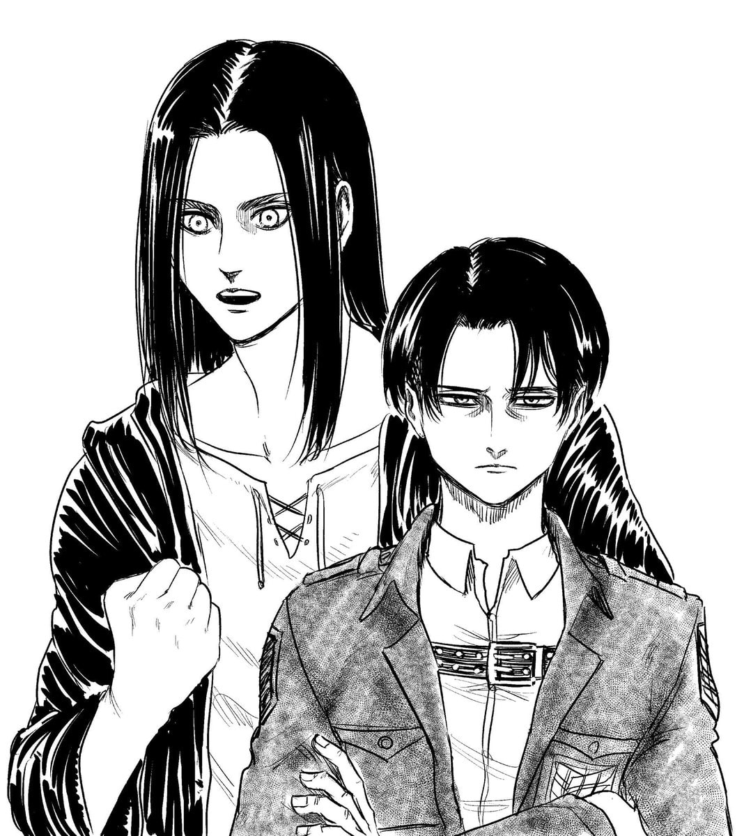 ATTACK ON TITAN 3 concept art and Hajime Isayama illustration (photo 2 of 2)