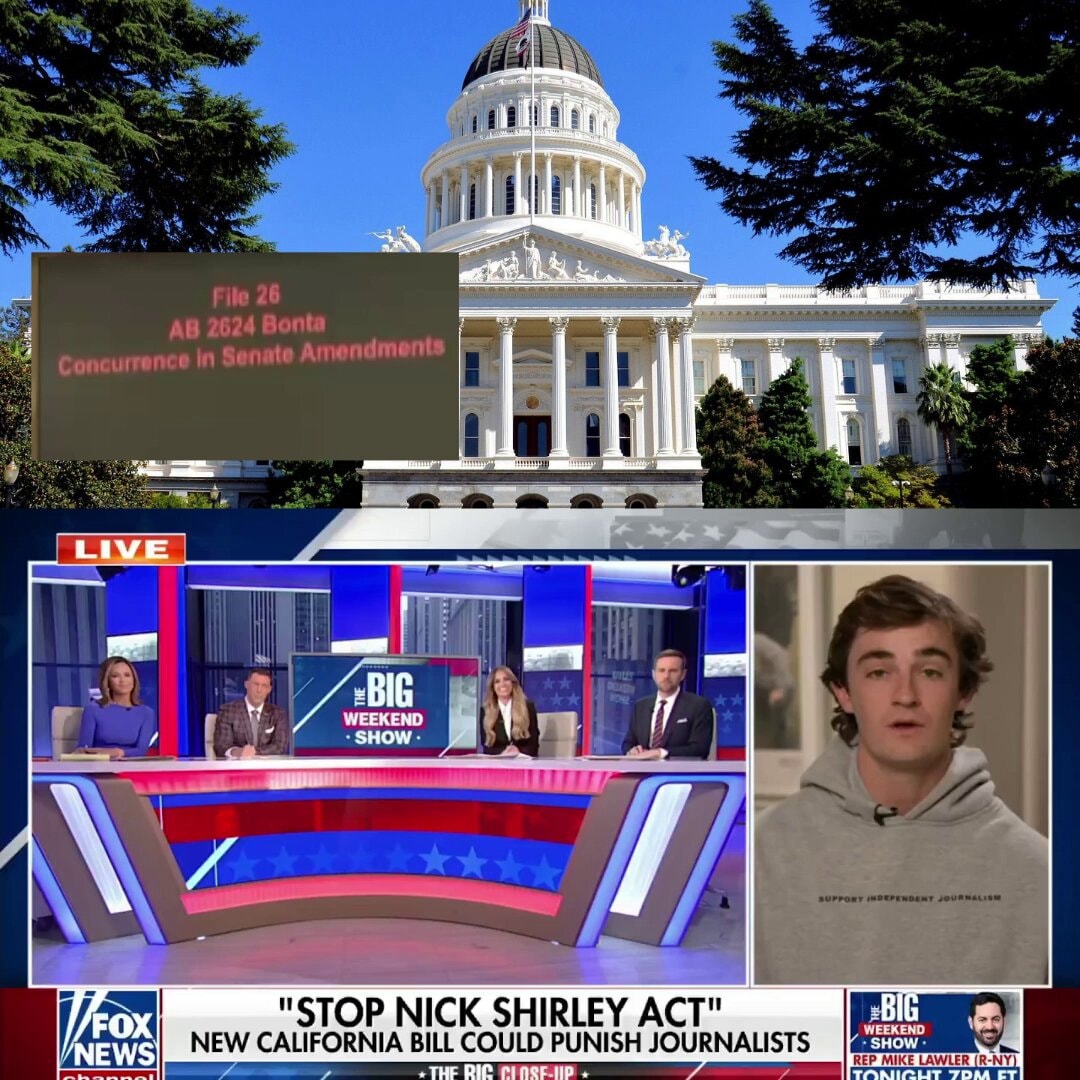 Stop Nick Shirley Act California Legislature