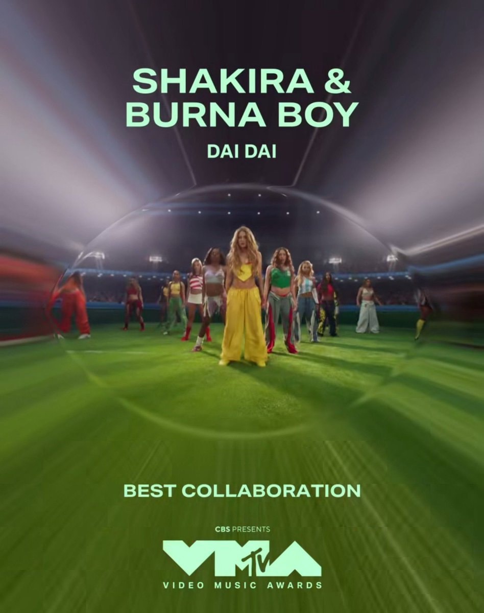 Shakira and Burna Boy Dai Dai VMA 2026