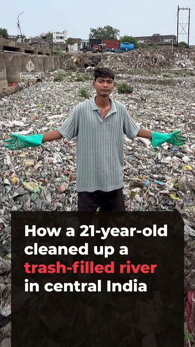 Bittu Tabahi cleans river in Madhya Pradesh