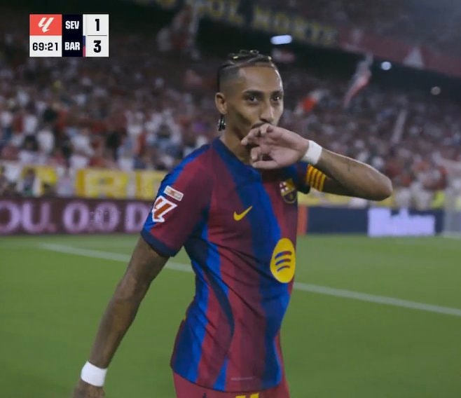 Yamal Barcelona goal celebration