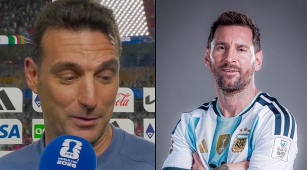 Lionel Scaloni on Messi