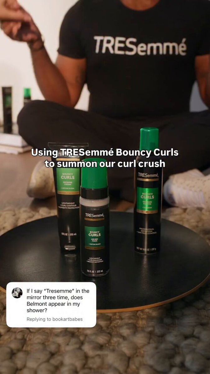Belmont Cameli TRESemmé Bouncy Curls video Belmont Cameli TRESemmé Bouncy Curls video