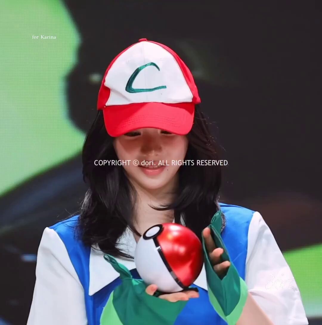 aespa Karina as Ash Ketchum