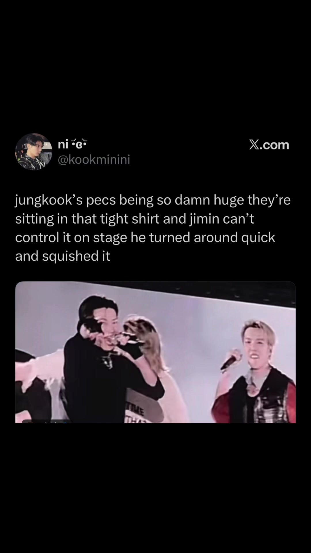 Jungkook Jimin stage TIME THAT