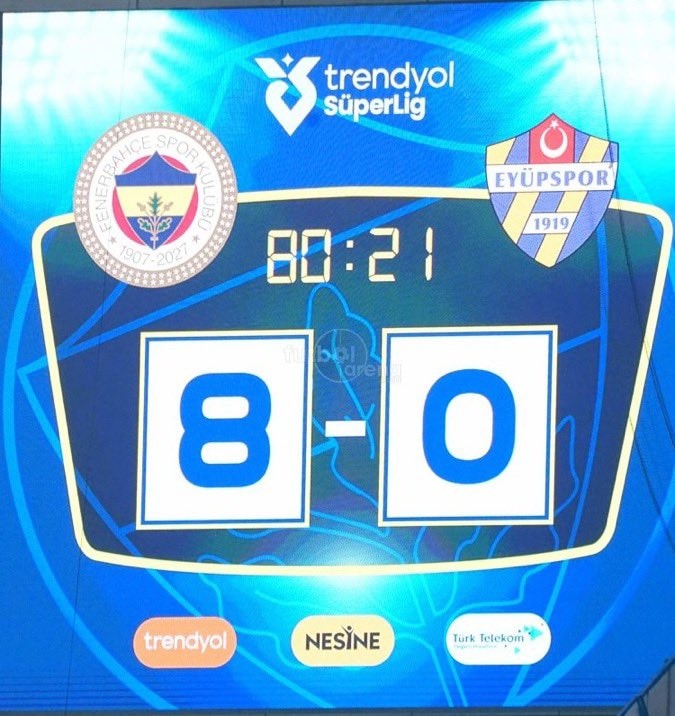 Fenerbahçe biggest league victory