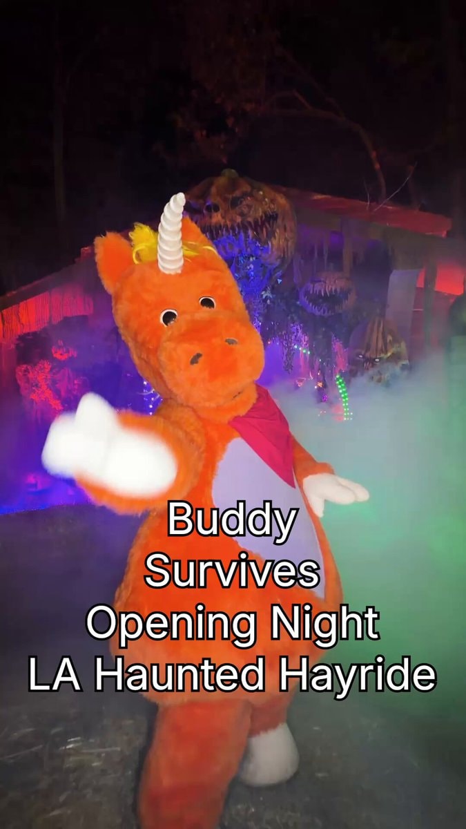 Buddy the Unicorn LA Haunted Hayride
