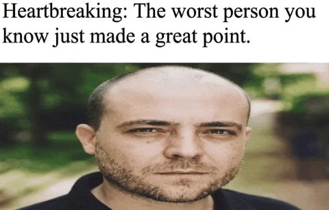 man receding hairline meme