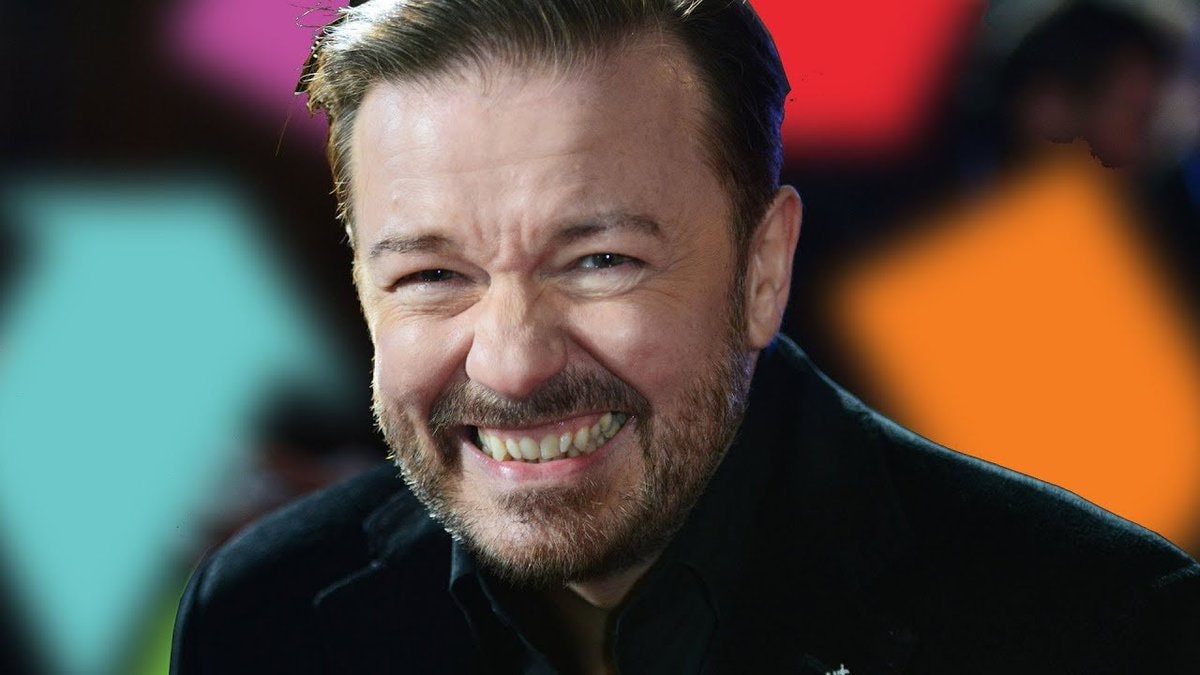 Ricky Gervais quote on Mondays and life