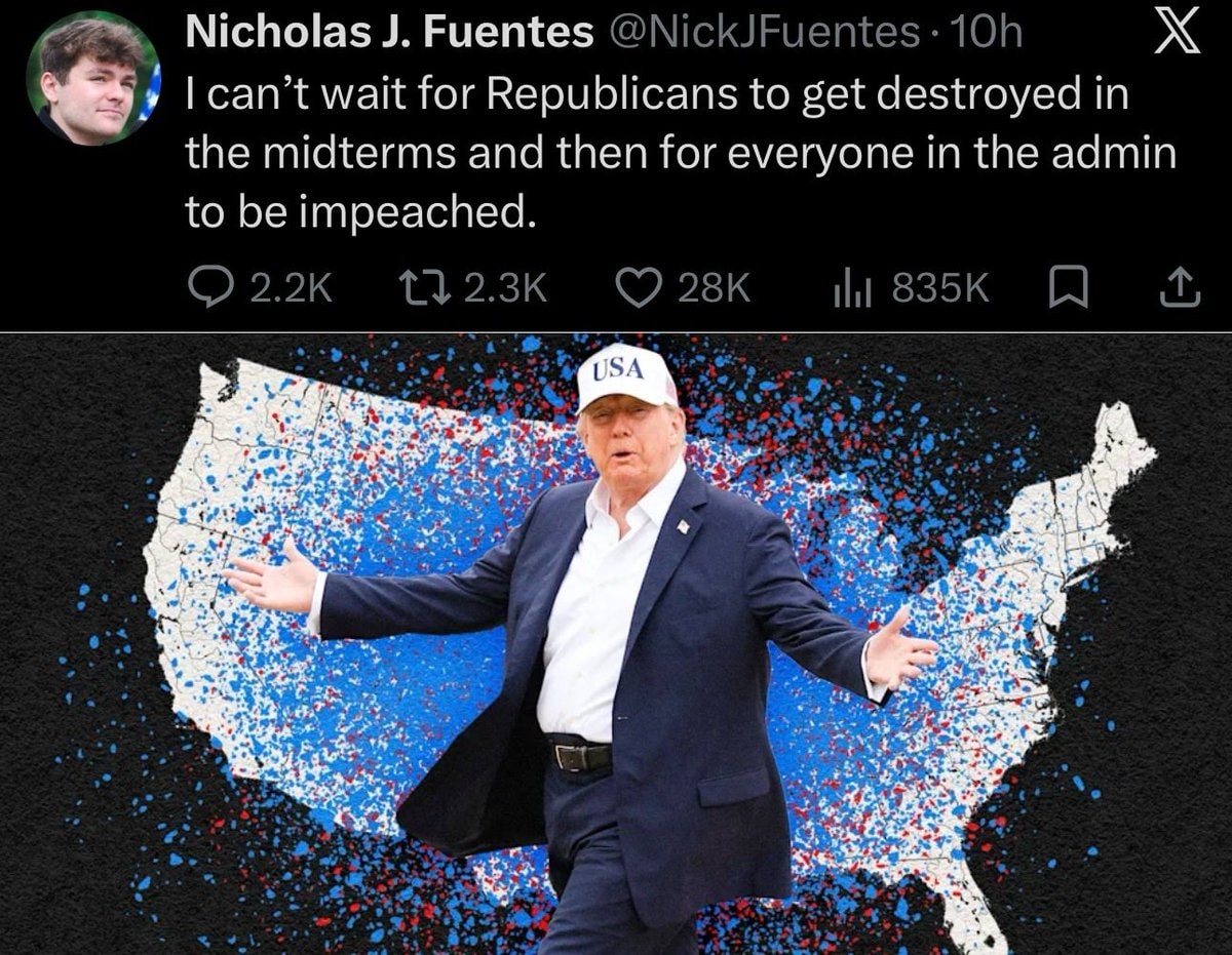 Nick Fuentes blue wave anticipation