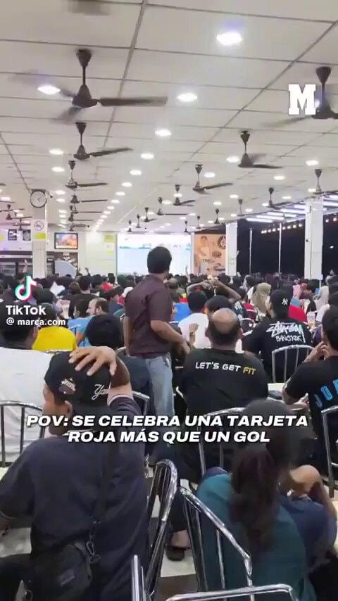 Red card celebration unites crowd