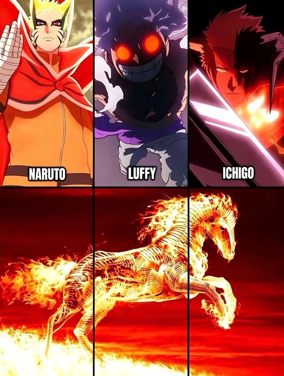 Naruto Luffy Ichigo PEAK