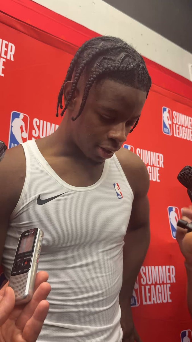 Caleb Wilson Summer League debut interview Caleb Wilson Summer League debut interview