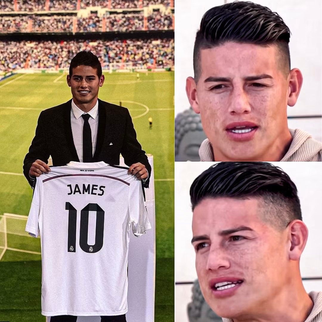 James Rodriguez Real Madrid jersey