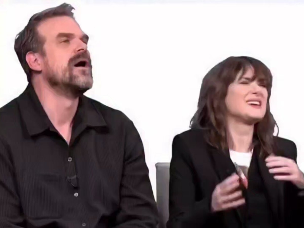 David Harbour Winona Ryder interview reaction David Harbour Winona Ryder interview reaction