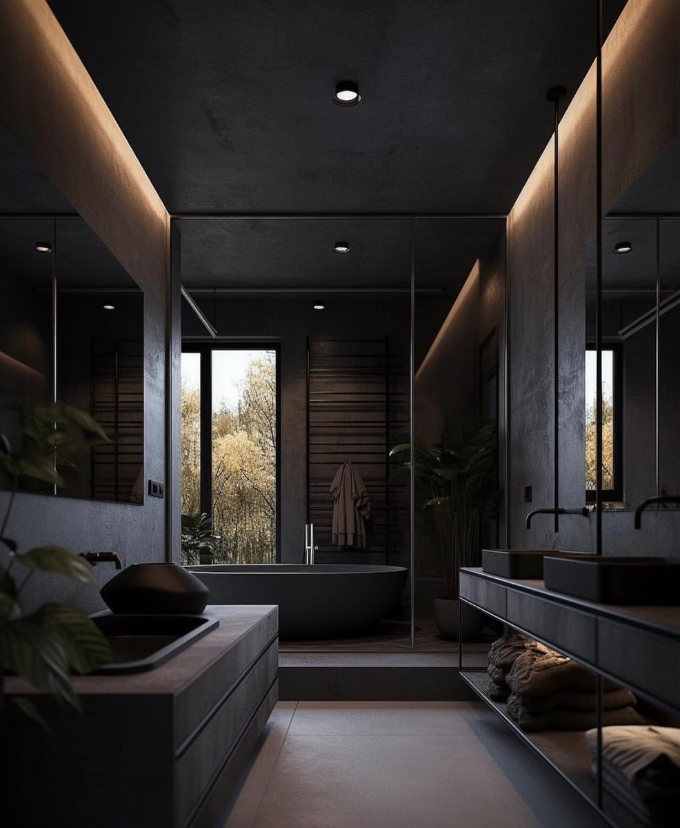 Luxury minimalist bathroom design (photo 2 of 2)