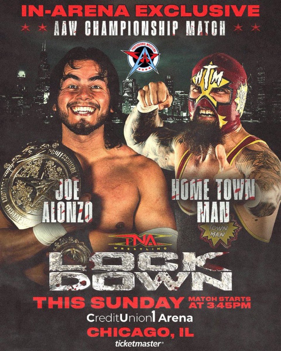 Joe Alonzo vs Home Town Man TNA Lockdown