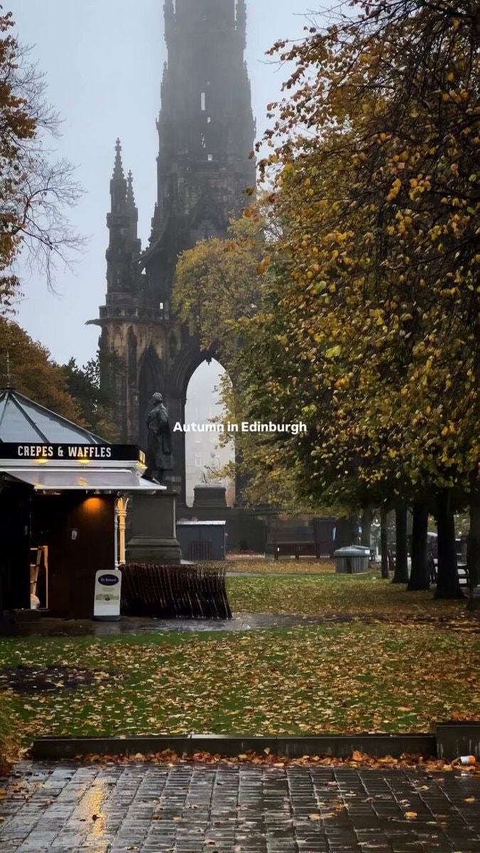 Autumn in Edinburgh Scotland