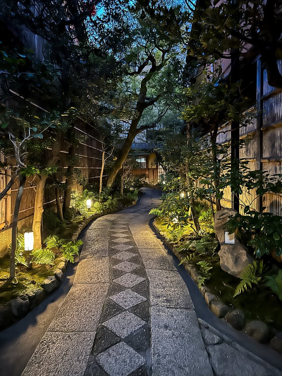 Kyoto Japan garden path Kyoto Japan garden path