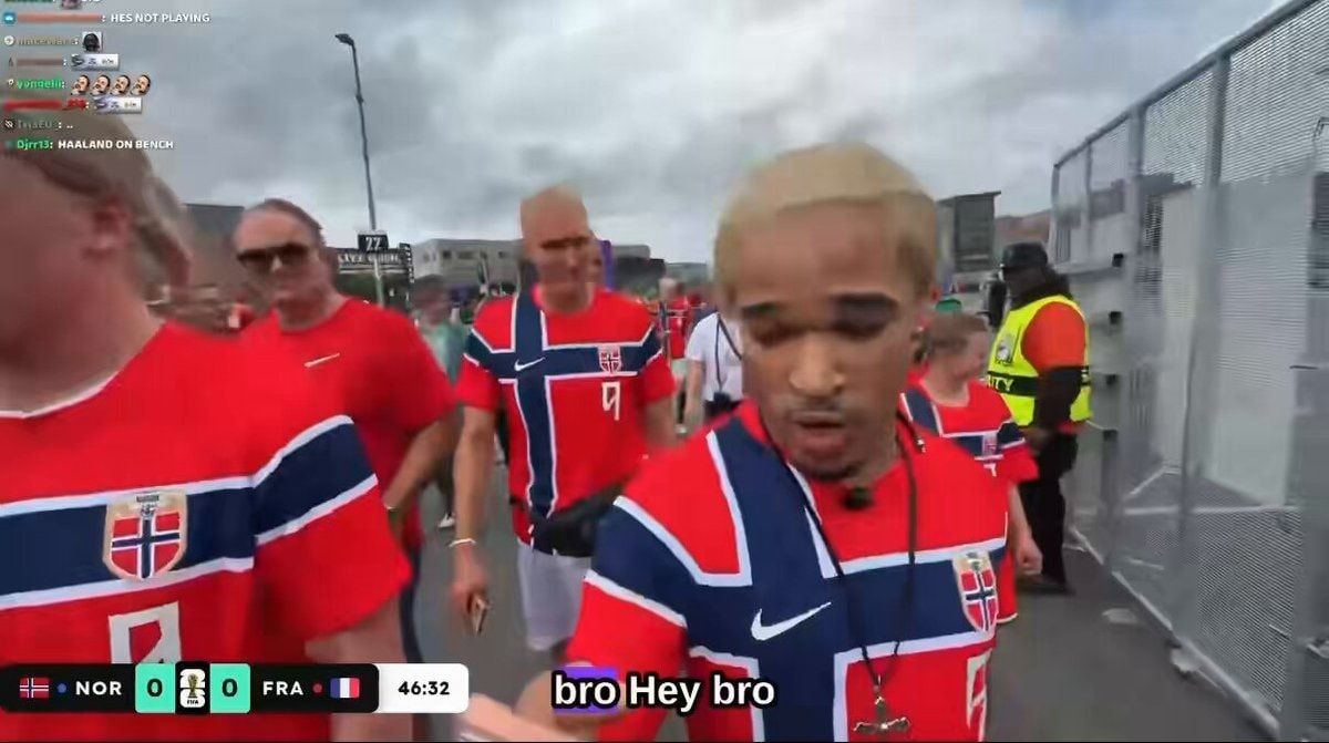 PlaqueBoyMax Haaland lookalikes Norway bench