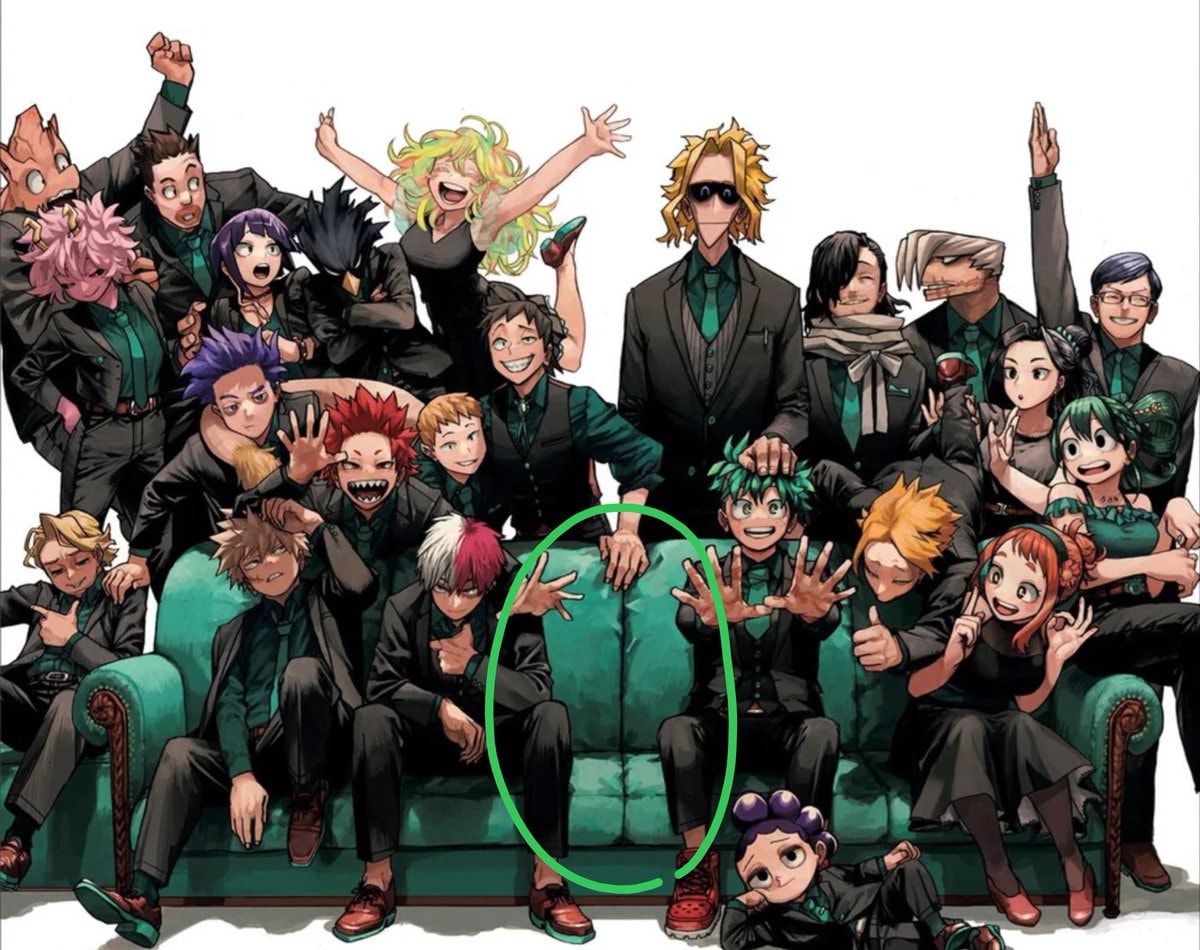 Izuku Midoriya group photo