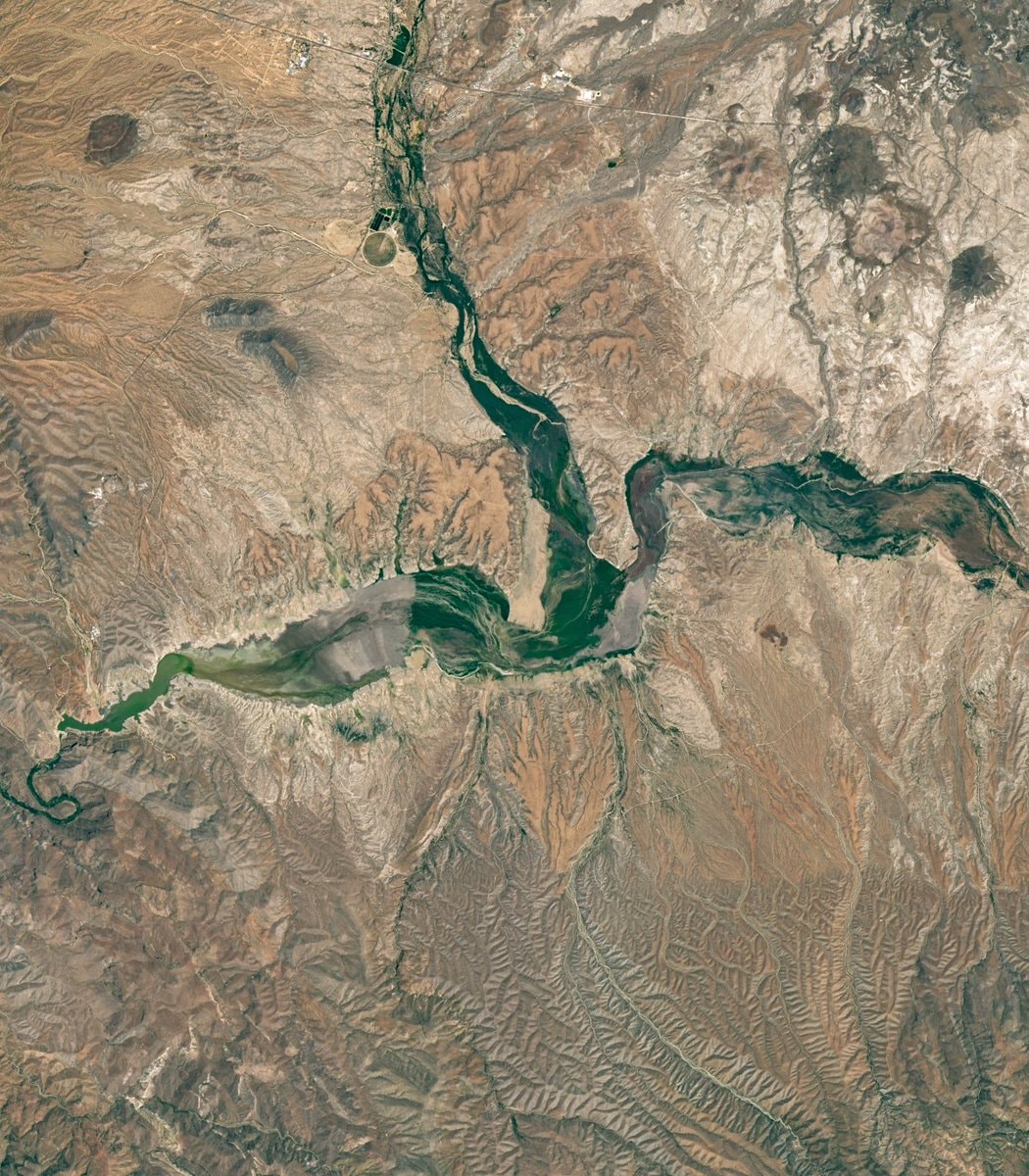 San Carlos Reservoir drought NASA photos (photo 2 of 2)