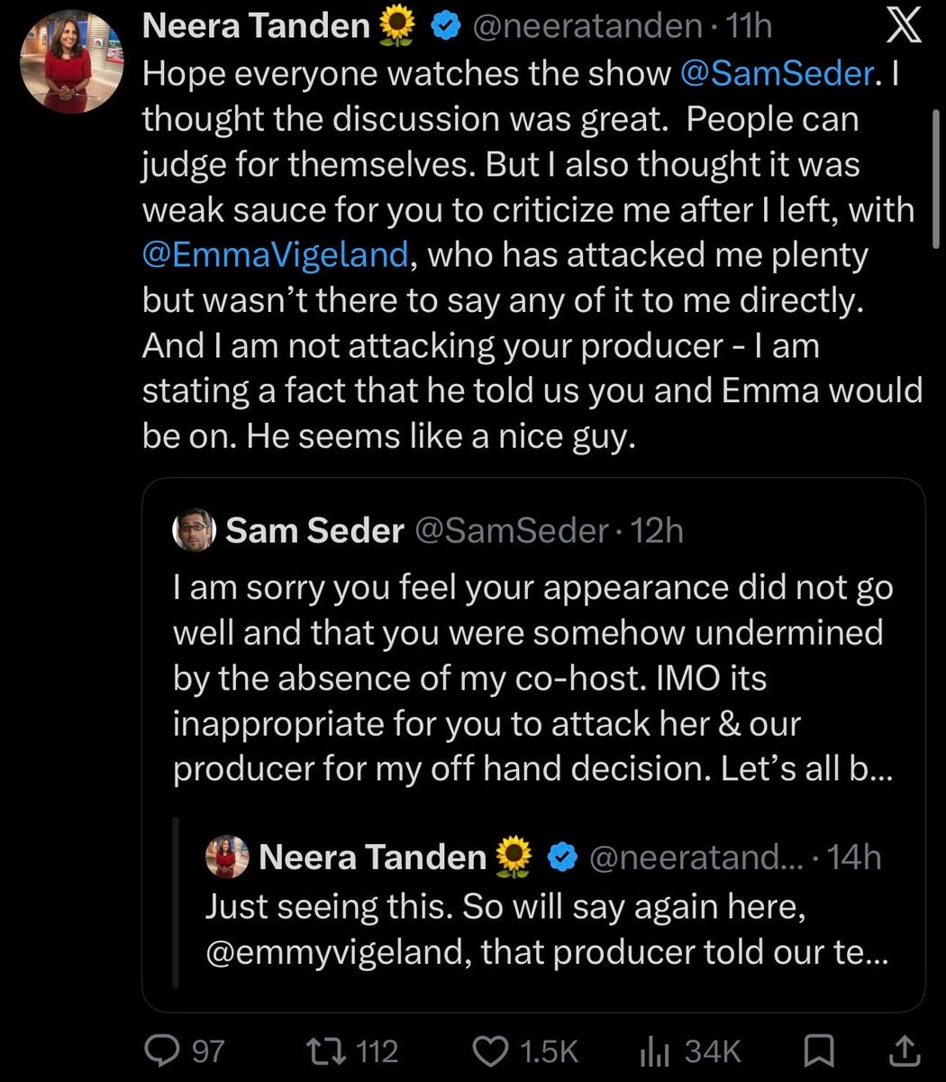 Neera Tandan vs Sam Seder