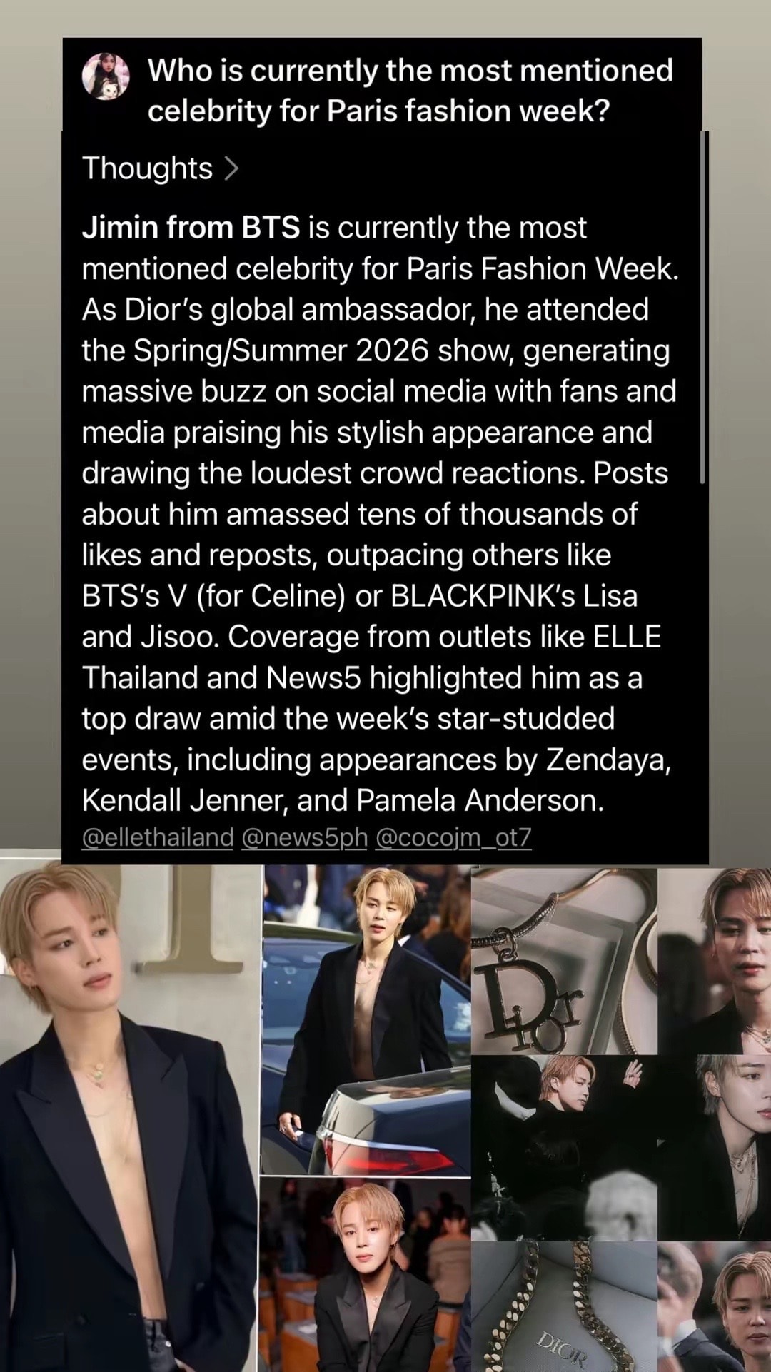 Jimin BTS performance