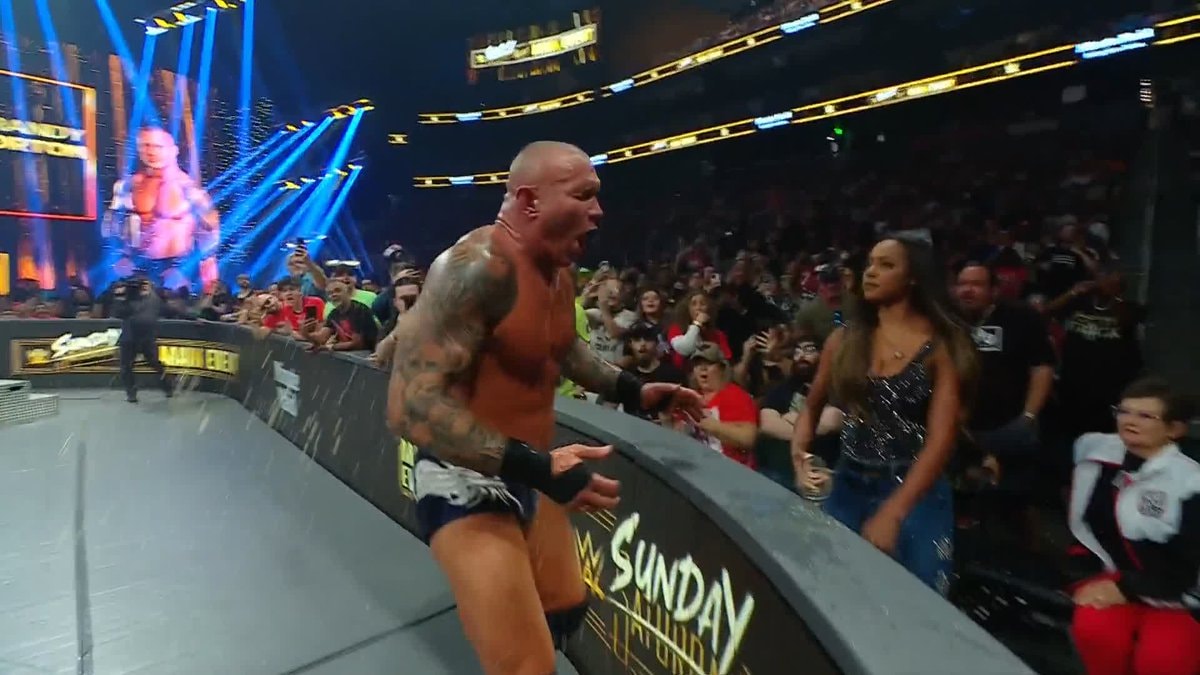 Brandi Rhodes Randy Orton SNME moment