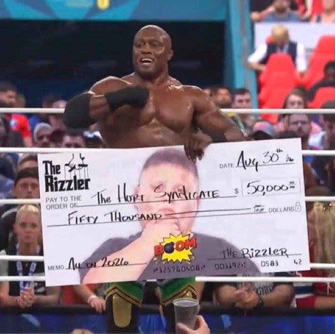 Rizzler Check $50K