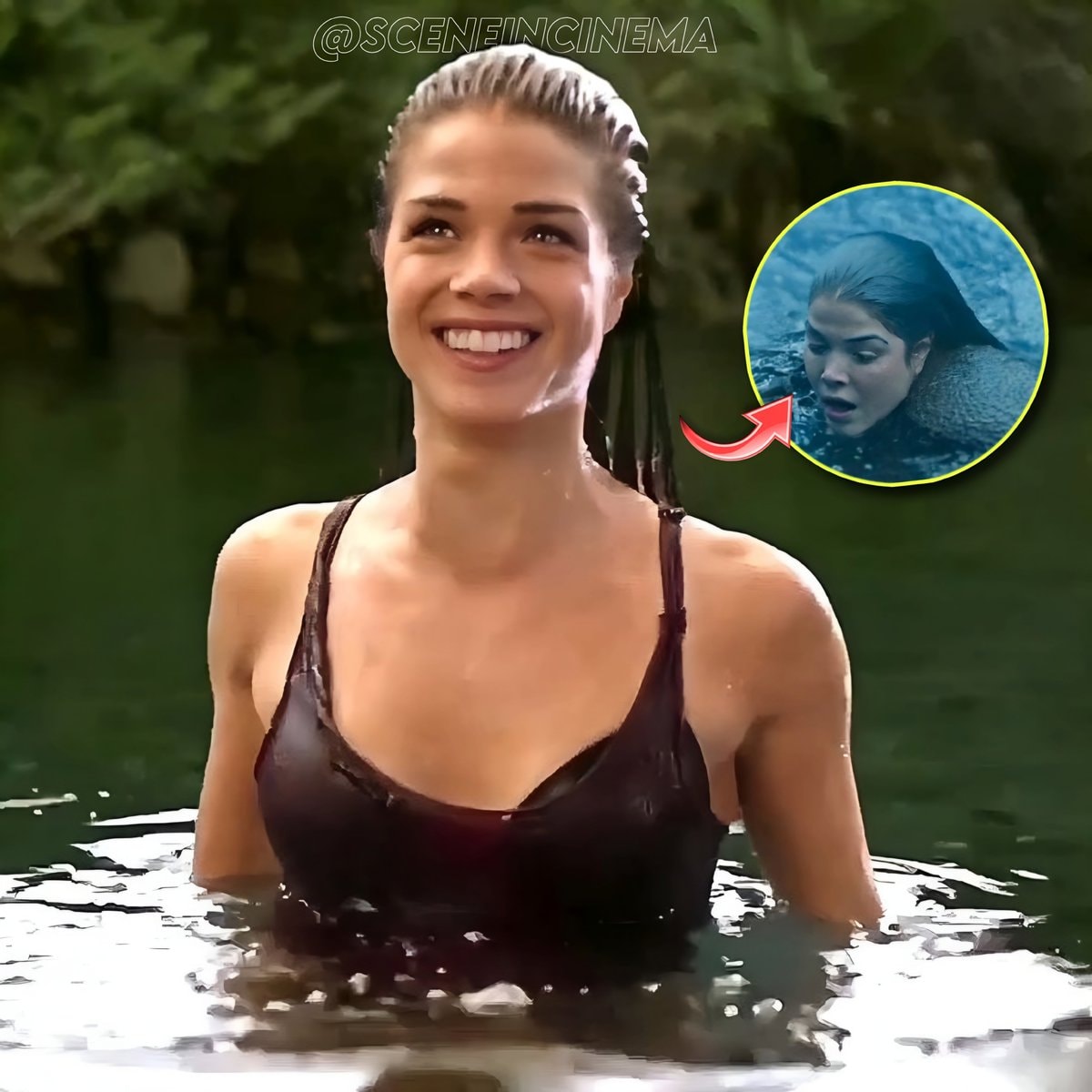 Marie Avgeropoulos THE 100 stunt