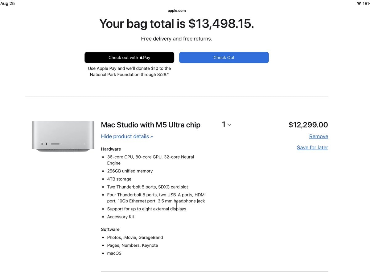 Mac Studio M5 Ultra release
