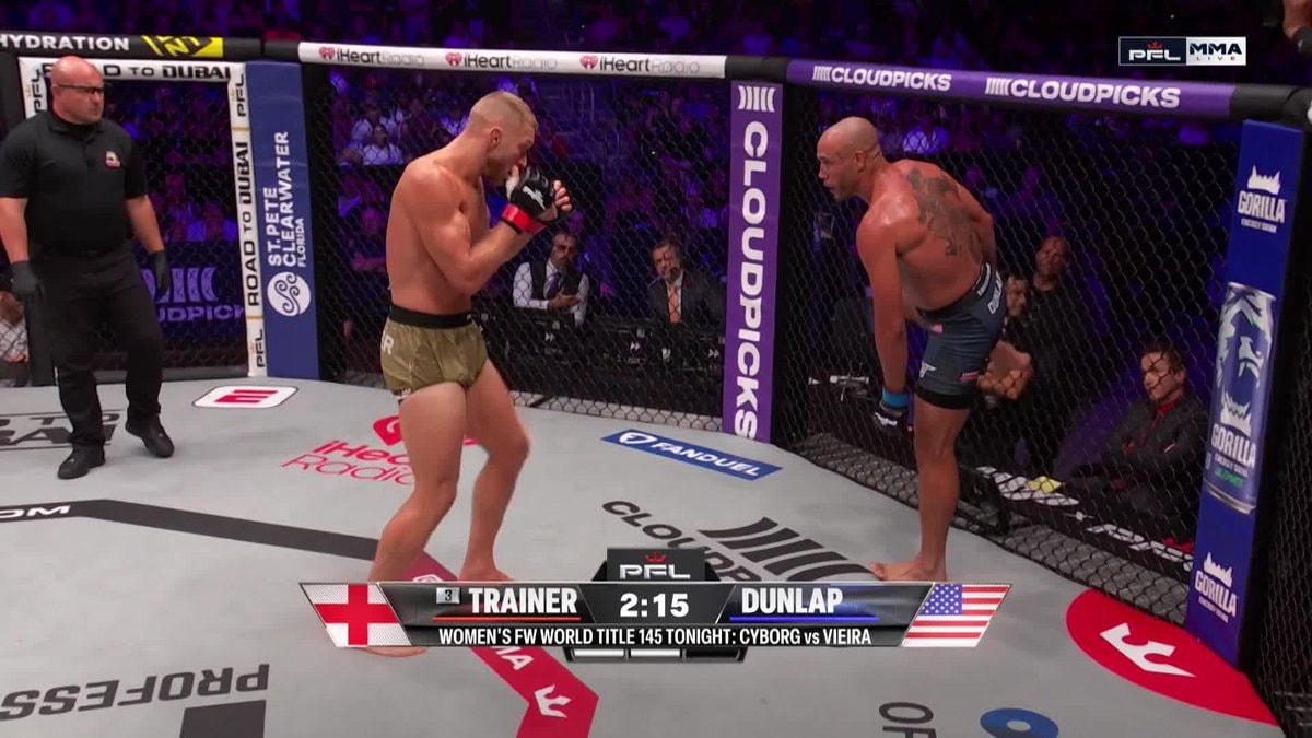 PFL Tampa Cyborg vs Vieira finish