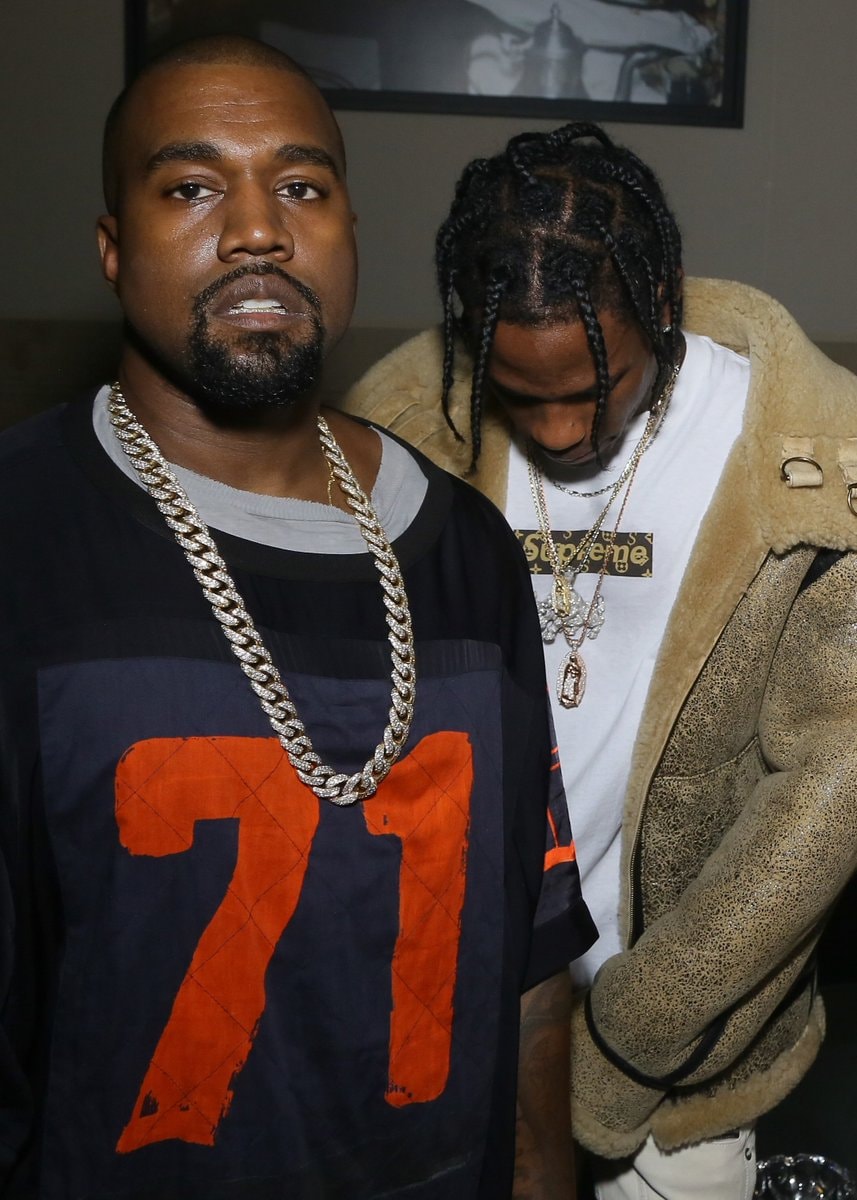Kanye West and Travis Scott