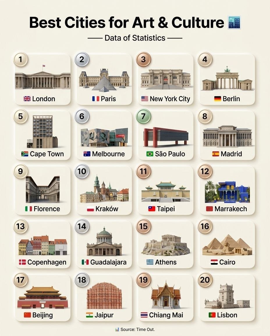 Time Out Best Cities for Art & Culture