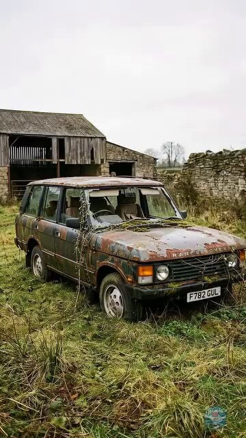 Abandoned Range Rover F782 GUL restoration