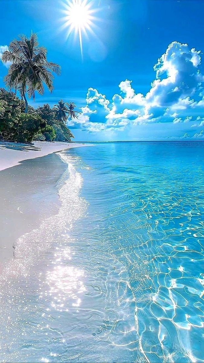 Sunrise in the Maldives