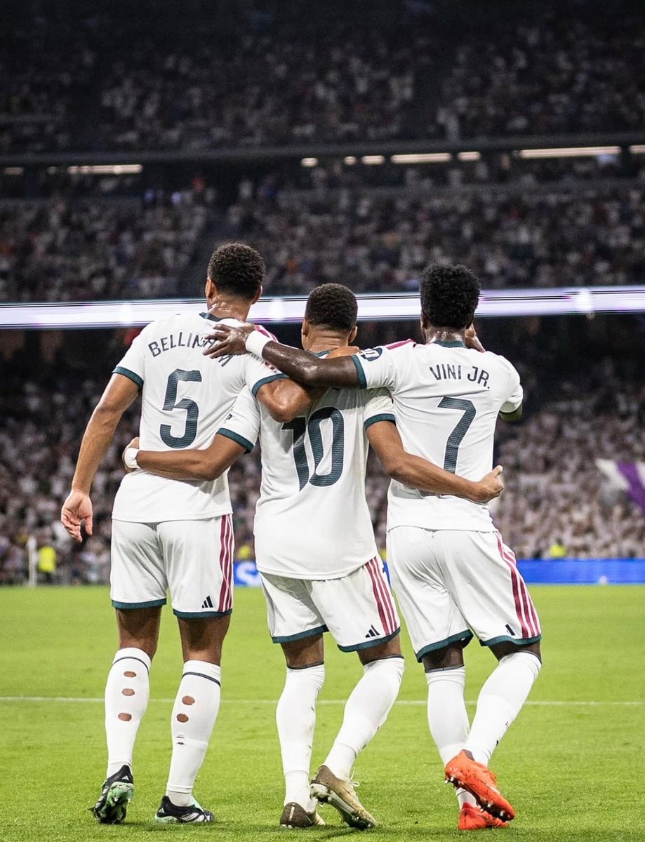 Mbappe Bellingham Vinicius Real Madrid