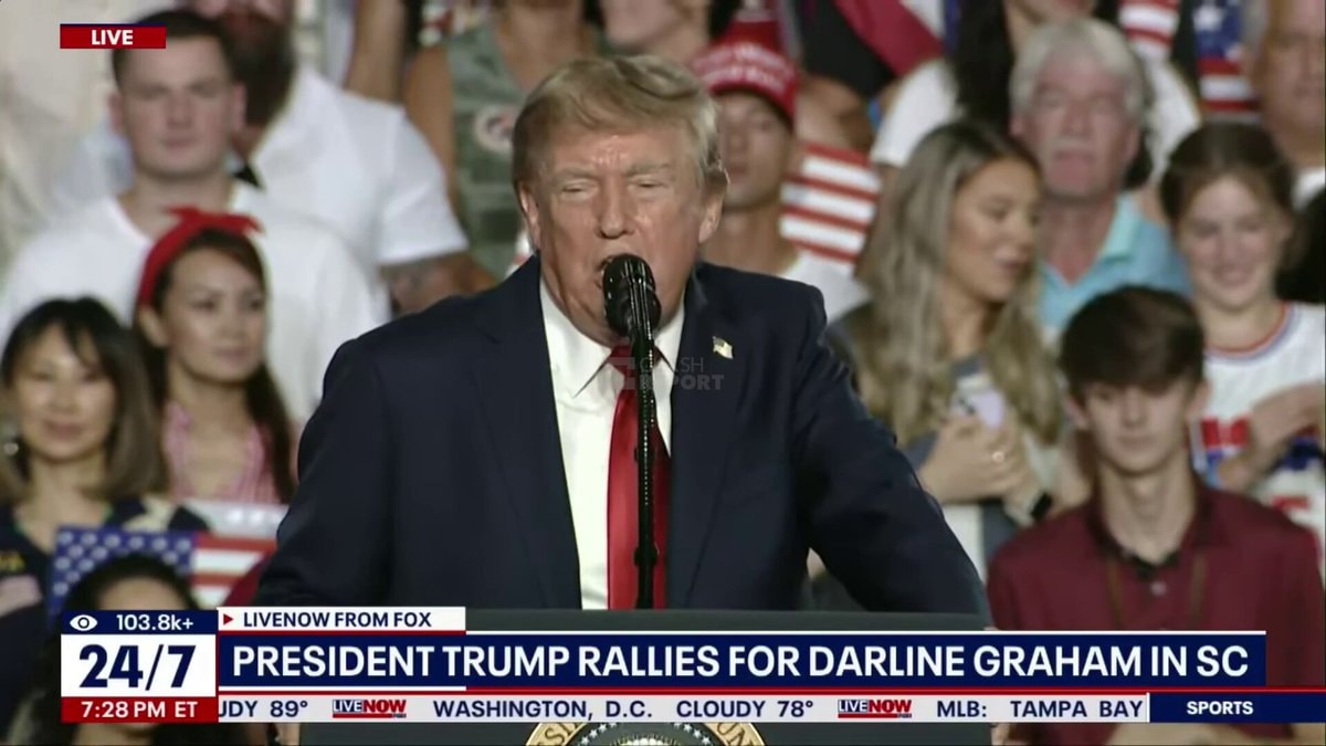 Trump rally impeachment claim