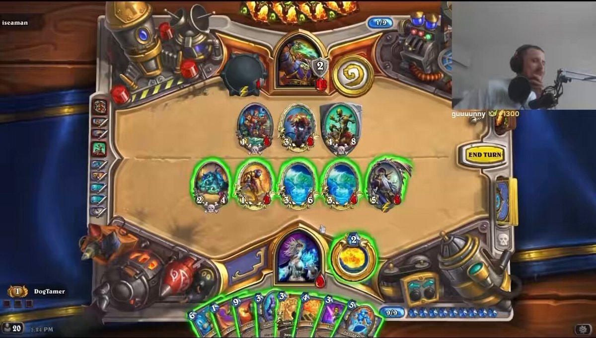 Forsen Hearthstone board clear