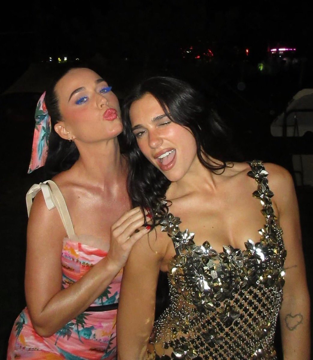 Dua Lipa and Katy Perry at Sunny Hill Festival
