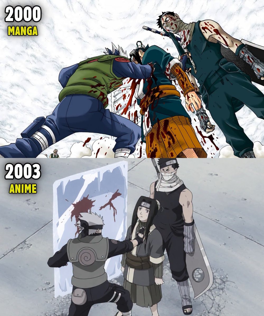 Naruto manga vs anime comparison Naruto manga vs anime comparison