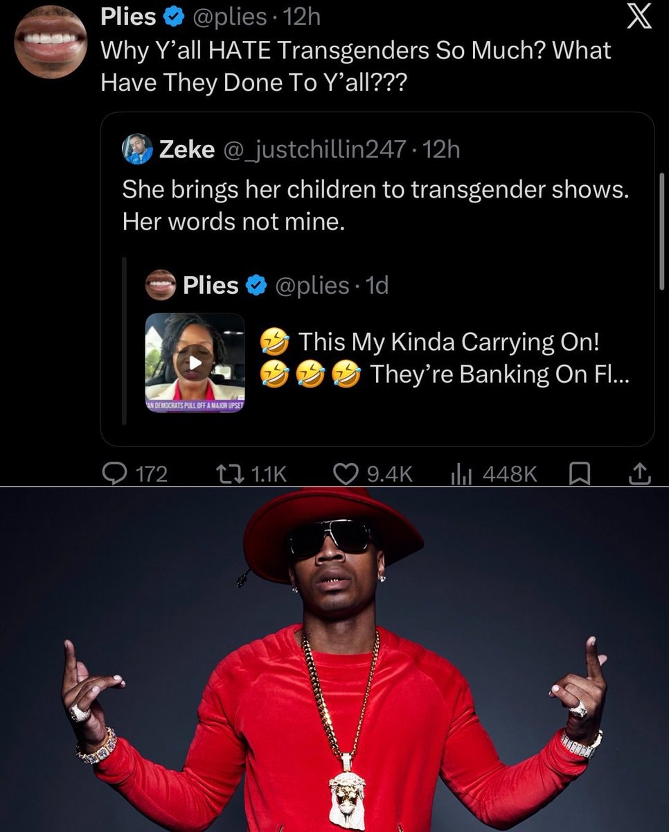 Plies supports trans community