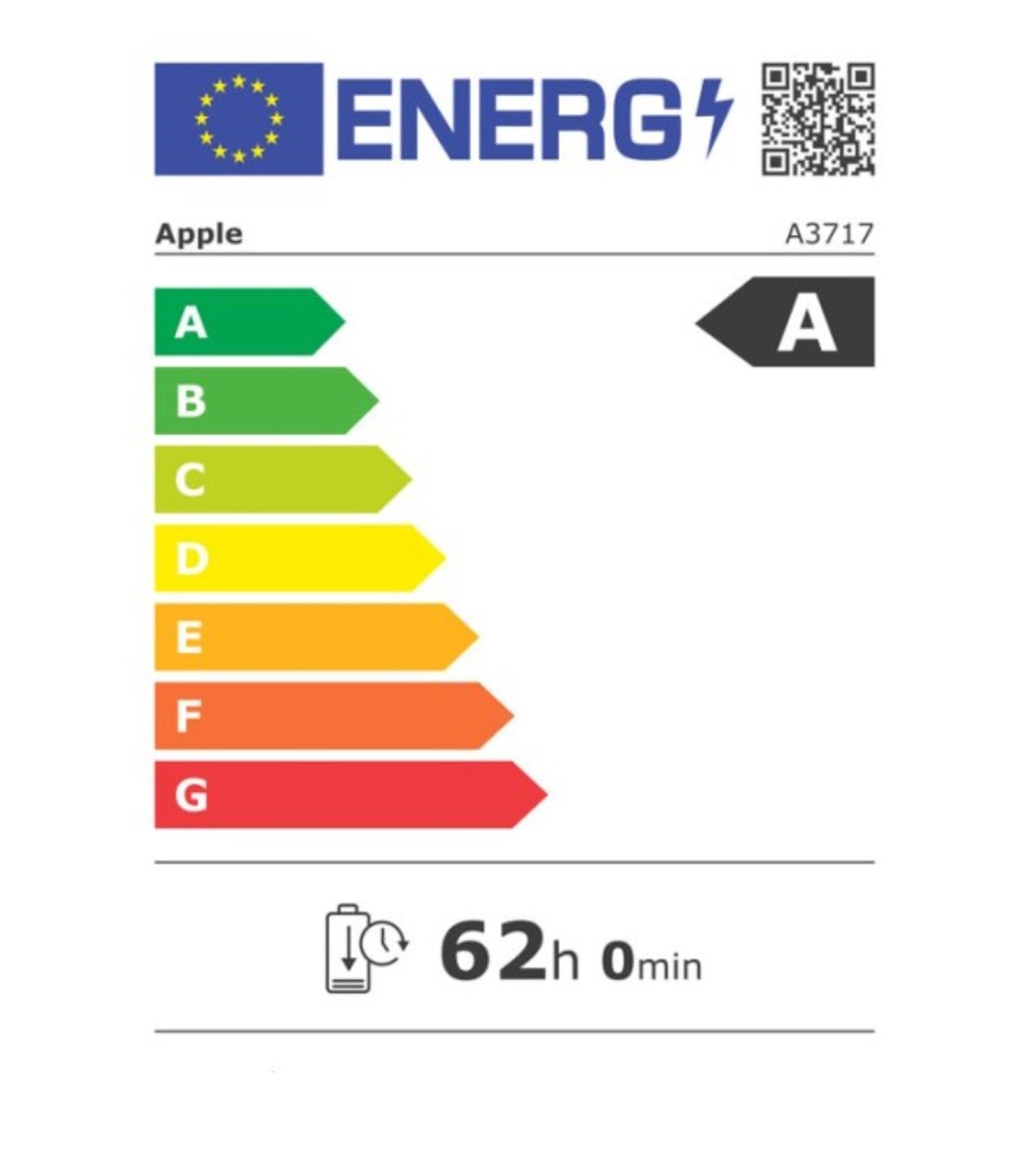 iPhone 18 Pro Max EU Energy Label iPhone 18 Pro Max EU Energy Label