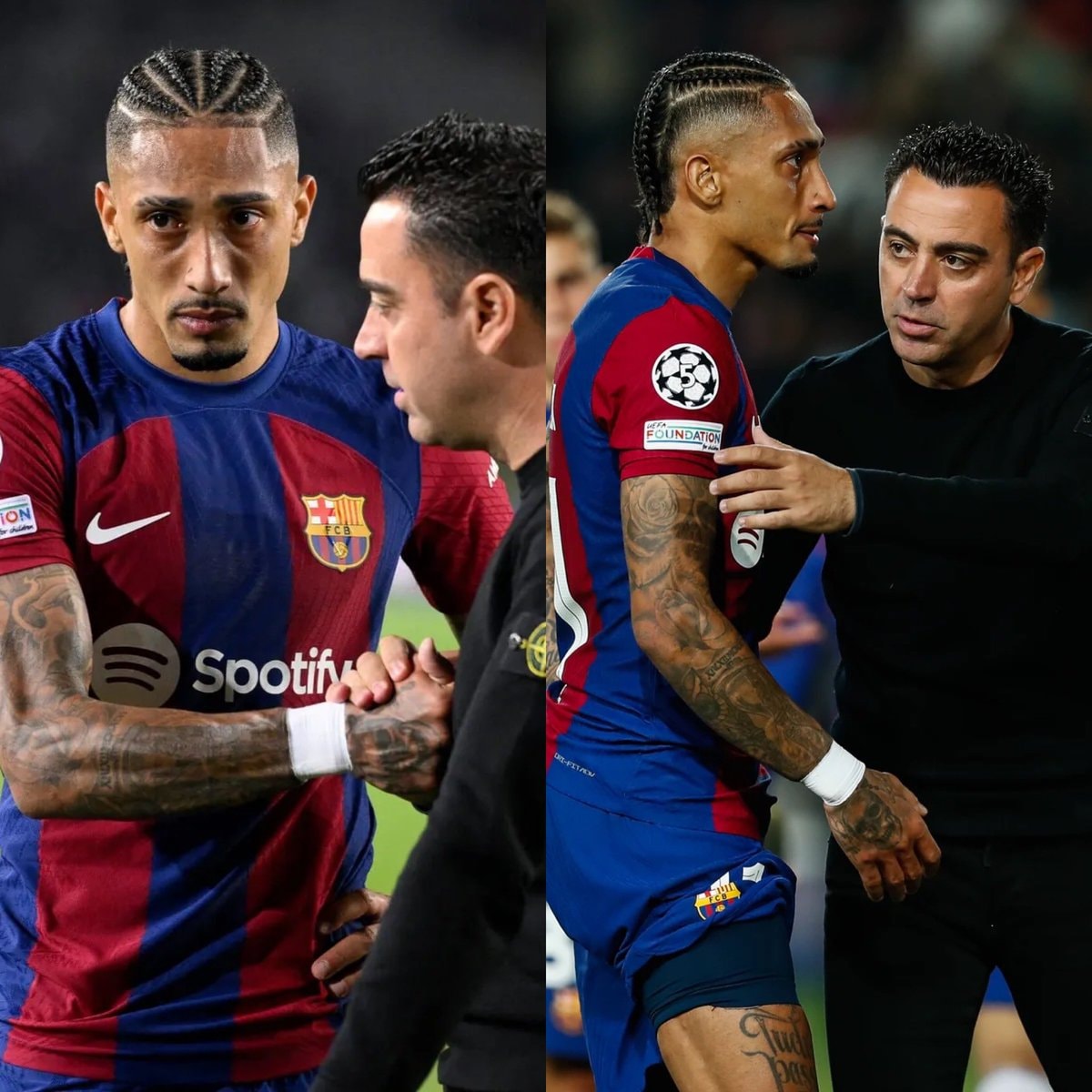 Raphinha stays at Barcelona after Xavi exit push