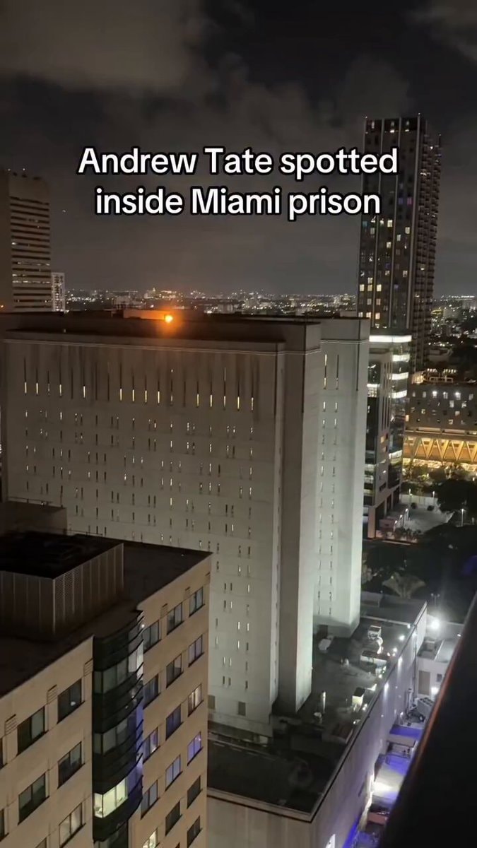 Andrew Tate Miami prison sighting