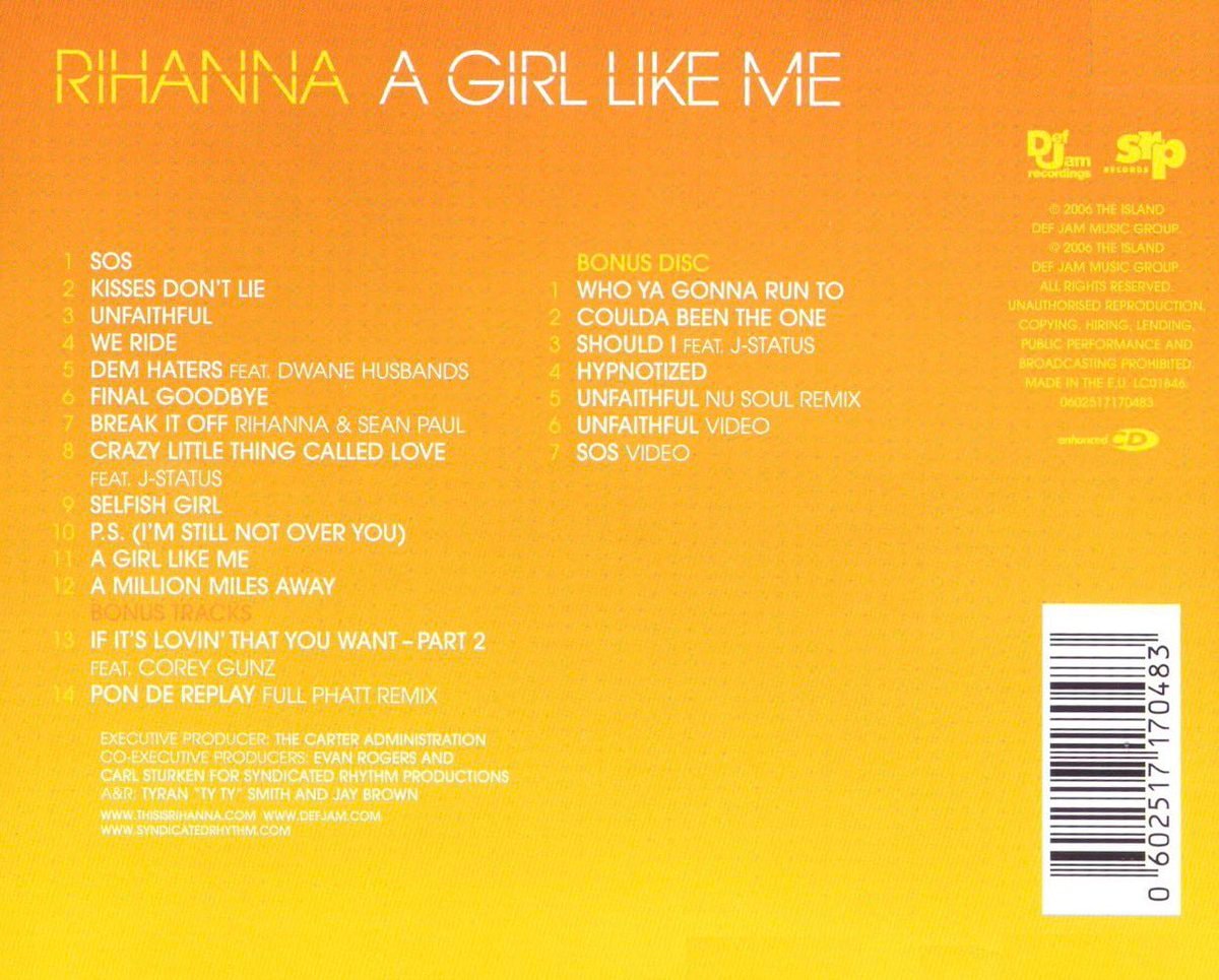 Rihanna A Girl Like Me Europe edition (photo 2 of 2)